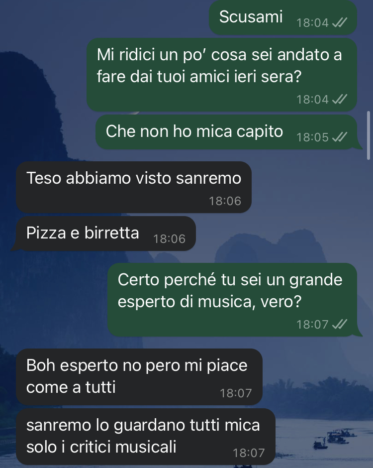 Classifica di Sanremo