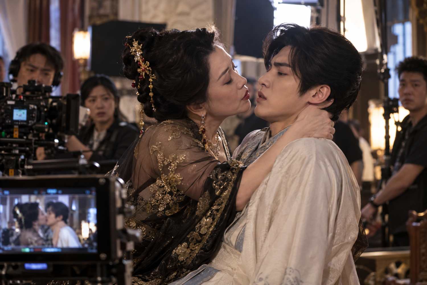 L’incredibile storia dell’attrice che ha finanziato una serie tv pur di baciare il giovane protagonista