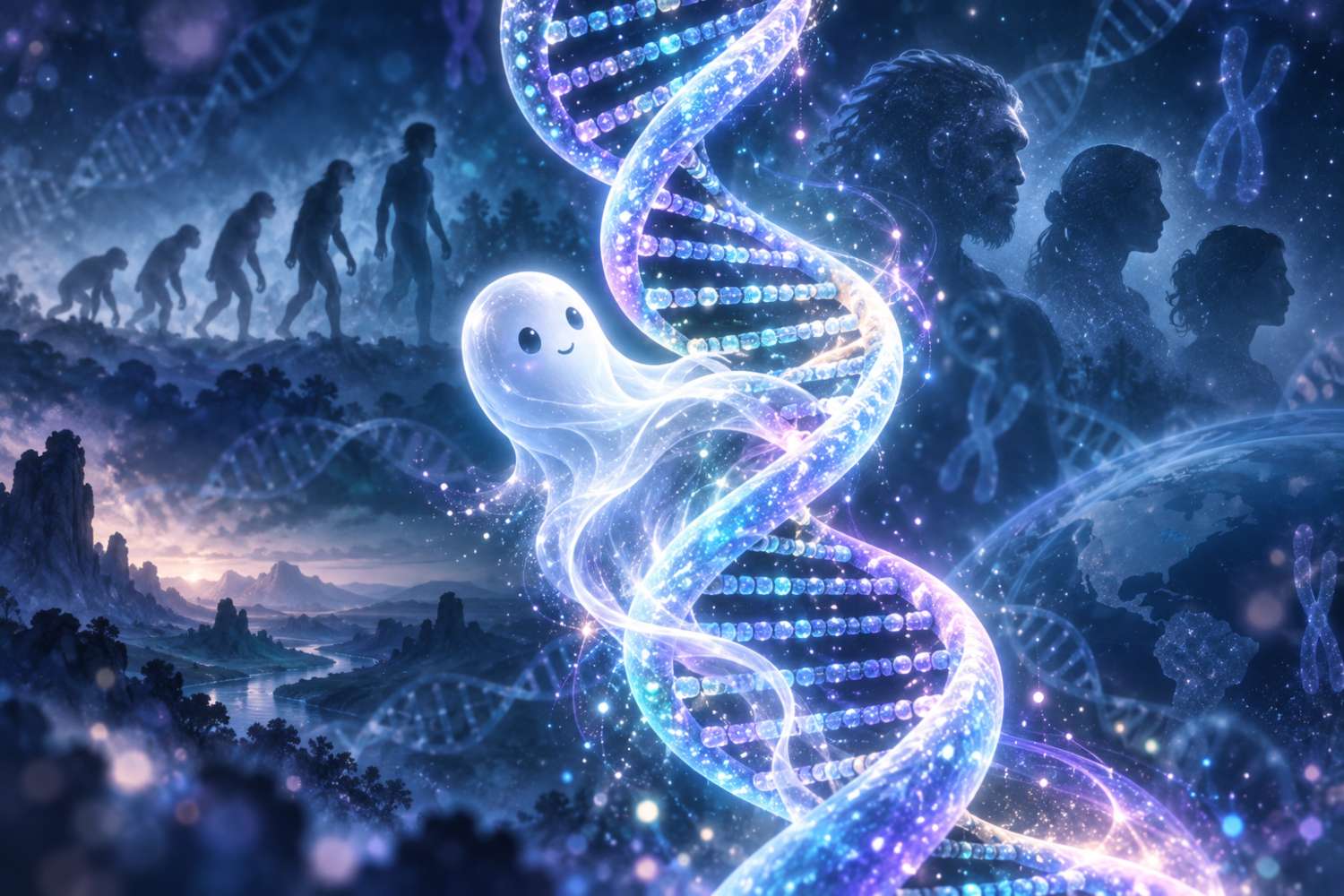 Dna fantasma nel nostro corpo: fino all’1,1% arriva da antenati misteriosi