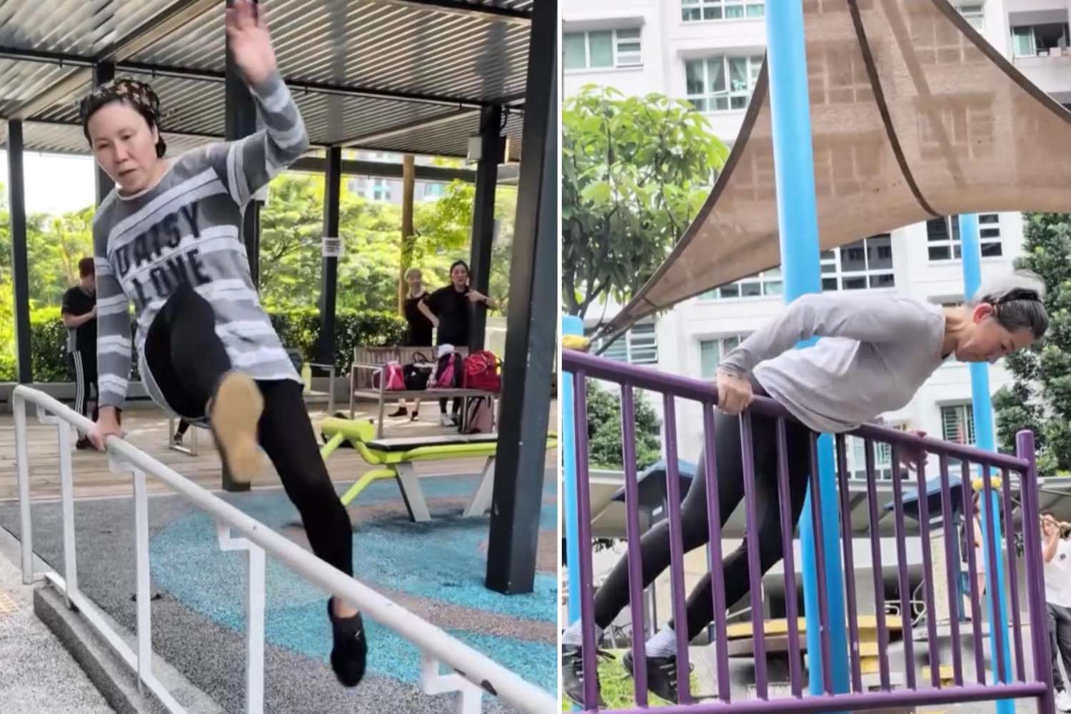 Parkour a 70 anni: a Singapore i nonni lo praticano per imparare a cadere senza farsi male [+VIDEO]
