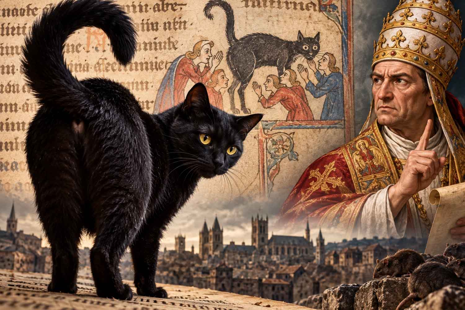 Gatti e Medioevo: cosa c’è di vero nella storia dello sterminio voluto da Gregorio IX?
