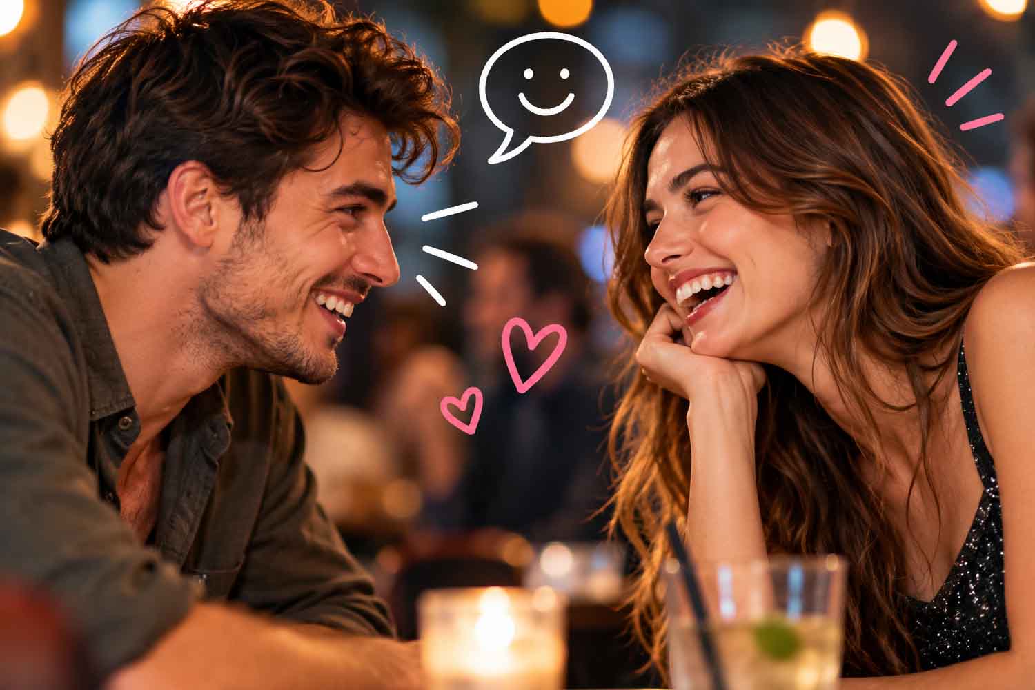 Far ridere, sorridere o cercare il contatto fisico? Come cambia il flirt tra uomini e donne