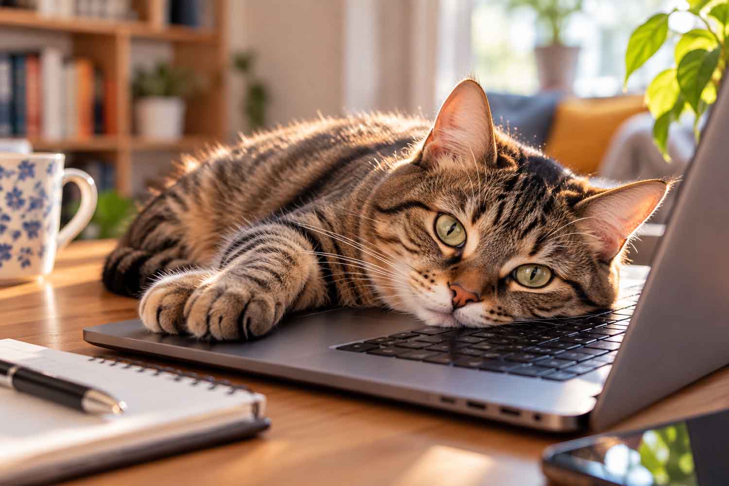 Il tuo gatto si siede sempre sulle tue cose? La scienza spiega perché lo fa