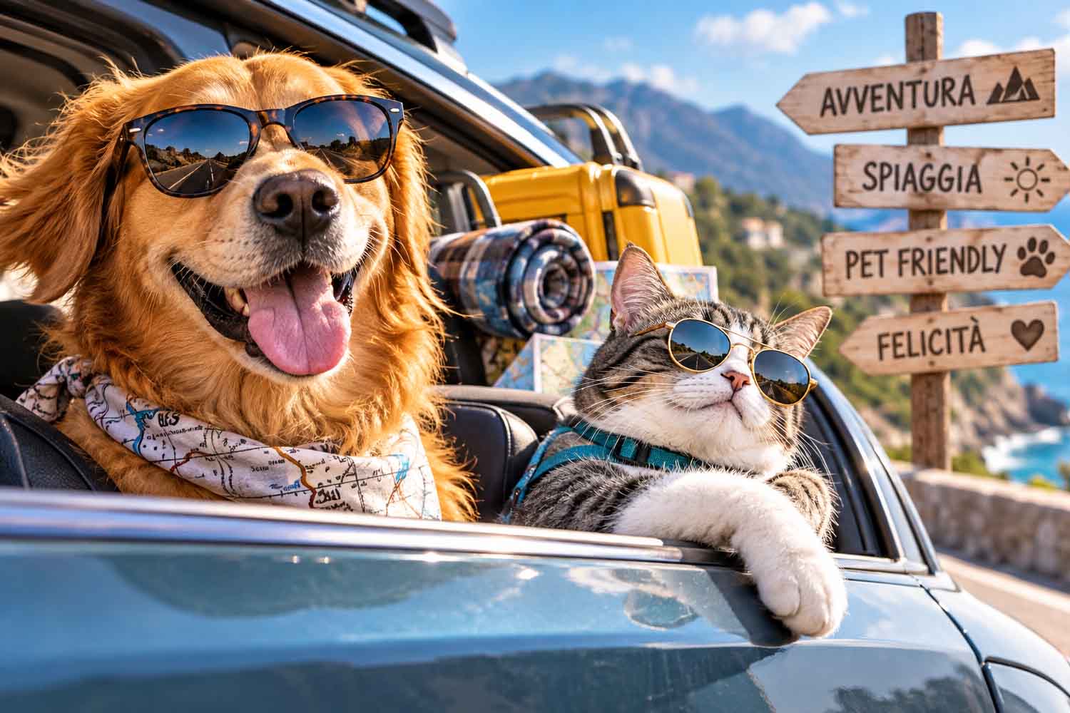 Vacanze con cane o gatto: quasi la metà ha già rinunciato a un viaggio che non li accettava