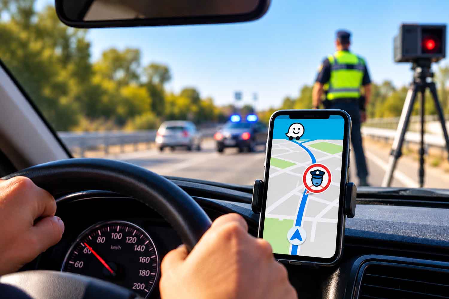 Basta un avviso Waze per togliere il piede dall’acceleratore? Cosa hanno misurato su 9.052 veicoli